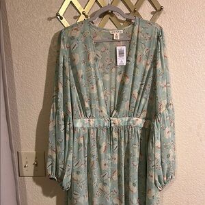 Elegant Floral Print Dress